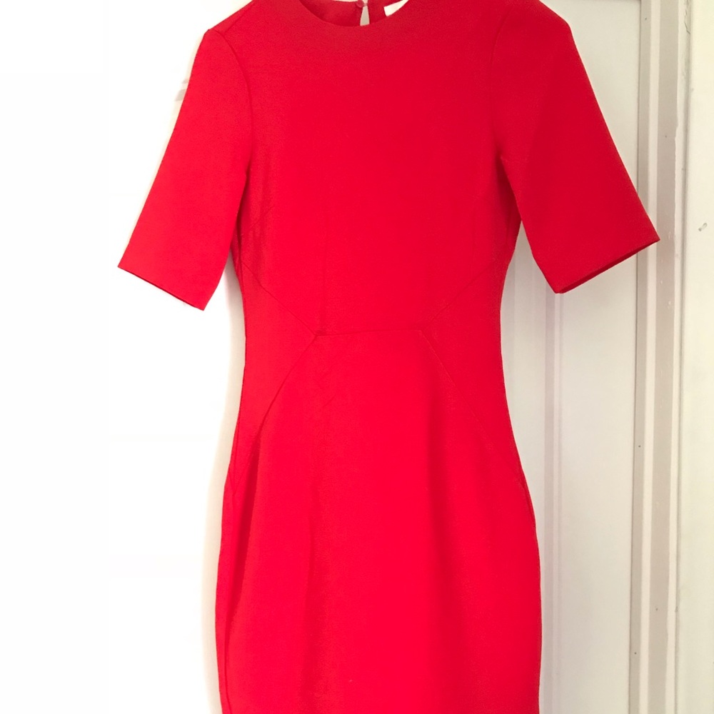 THRIFTED Red H&M fitted dress